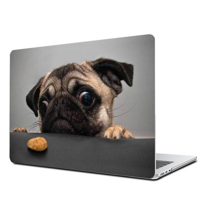 EG Hardcase (Macbook Air 15" M2 2023, Hunde, Grau)