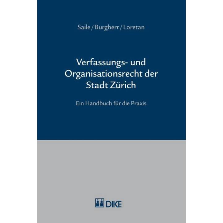 Verfassungs- und Organisationsrecht der Stadt Zürich