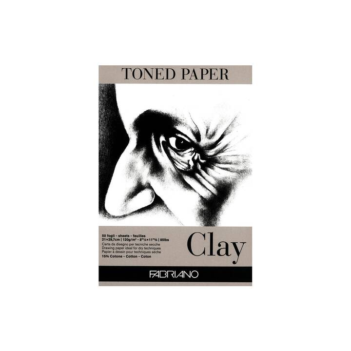FABRIANO Papier pour peinture Clay (A4)