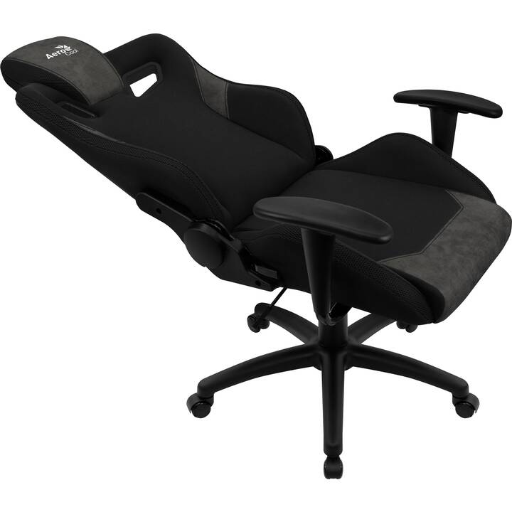 AEROCOOL Gaming Stuhl AeroSuede (Schwarz)