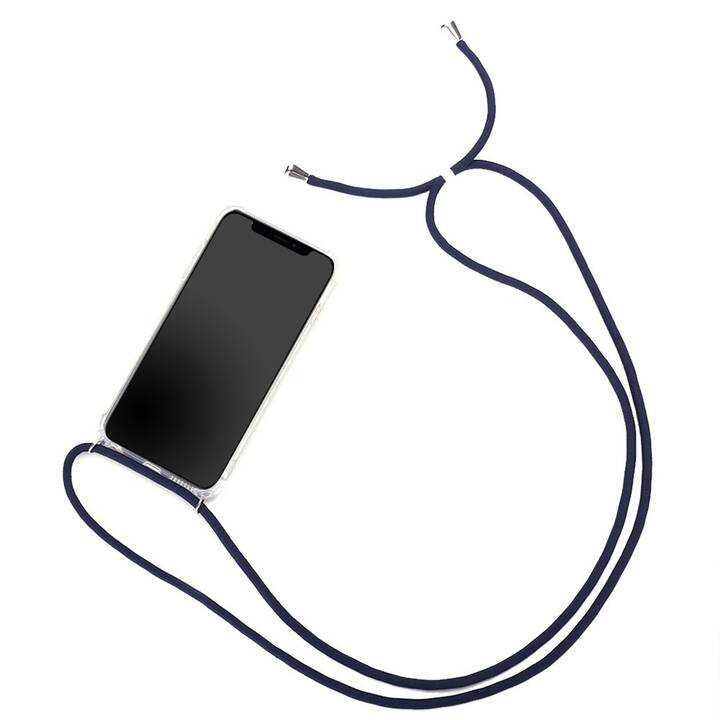 EG Backcover avec cordon (iPhone 13, Bleu)