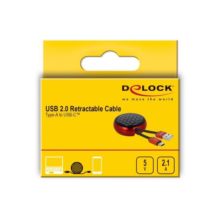 DELOCK Cavo USB (USB 2.0 di tipo A, USB 2.0 di tipo C, 0.92 m)