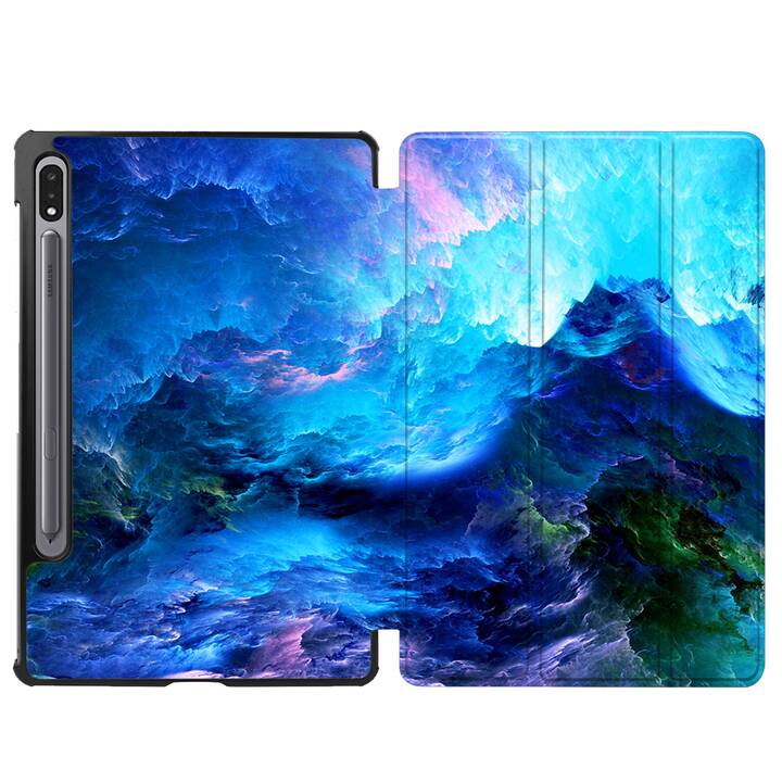 EG cover per Samsung Galaxy Tab S8 11" (2022) - blu - polvere