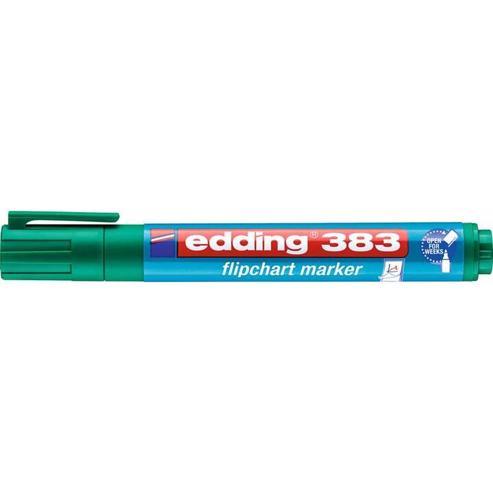 EDDING Marqueur pour Flipchart 383 (Vert, 1 pièce)