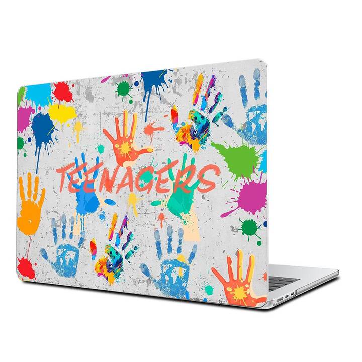 EG Hardcase (MacBook Air 13" M3 2024, Kunst, Mehrfarbig)