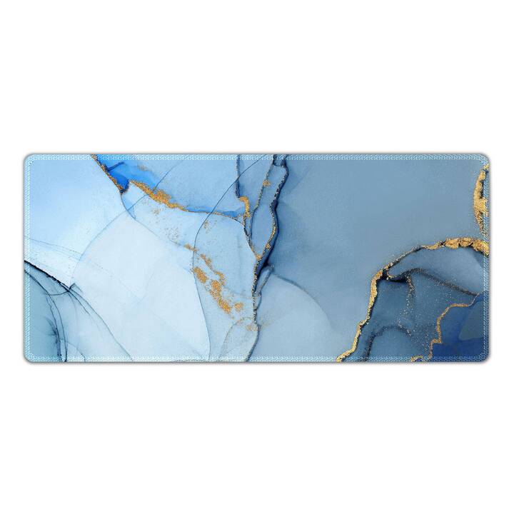 EG set de table (90x40cm) - bleu - marbre