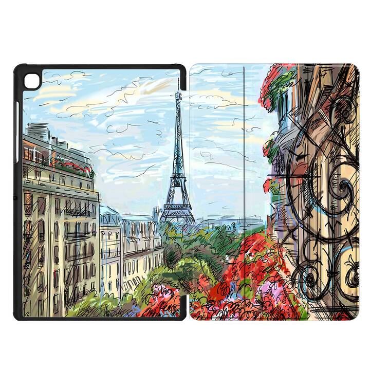 EG cover per Samsung Galaxy Tab A7 Lite 8.7" (2021) - blu - pittura parigi