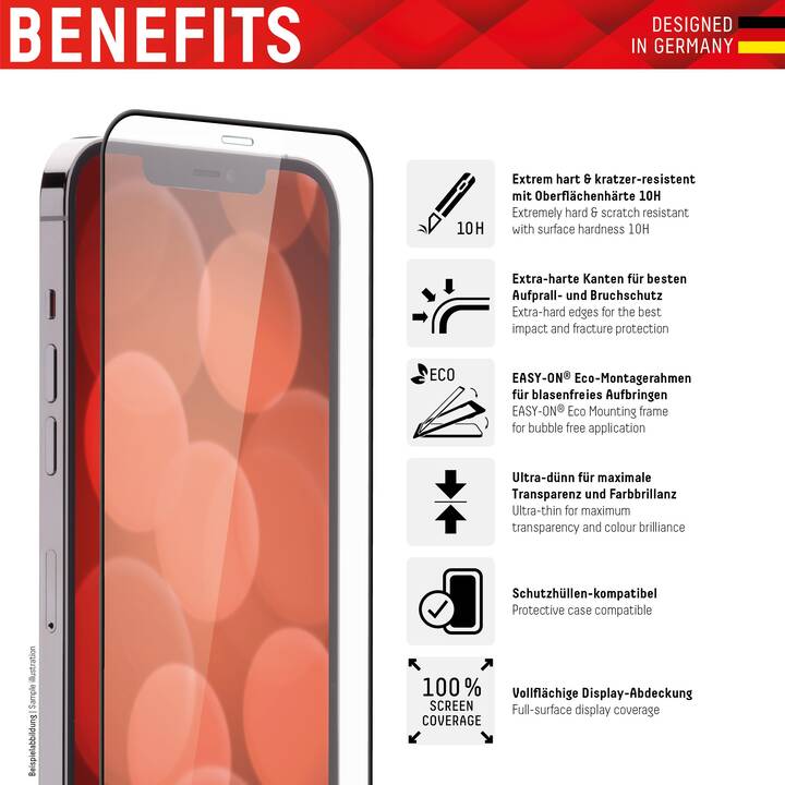DISPLEX Verre de protection d'écran (iPhone 14 Pro, 1 pièce)