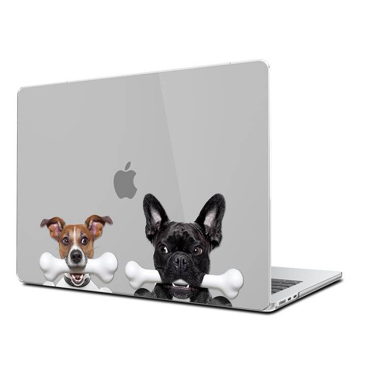 EG Coque rigide (MacBook Air 13" M3 2024, Chiens, Multicolore)