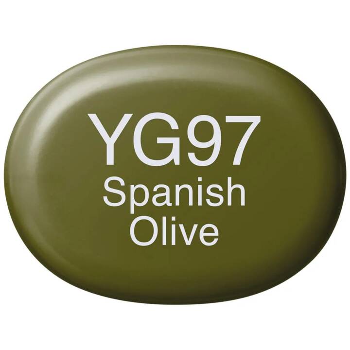 COPIC Marqueur de graphique Sketch YG97 - Spanish Olive (Vert foncé, 1 pièce)