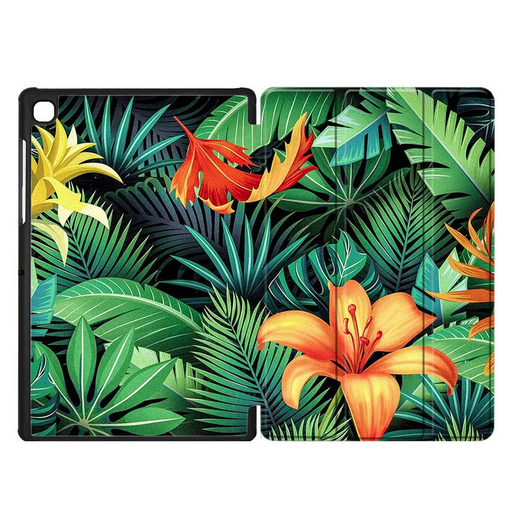 EG coque pour Samsung Galaxy Tab A7 Lite 8.7" (2021) - vert - feuilles