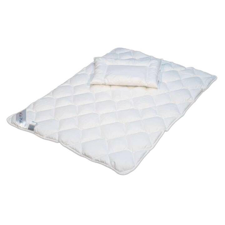 KULI-MULI Taie d'oreiller et housse de duvet Super Comfort (Unicolore, Coton, Polyéthersulfone (PES), Polyester, Fibres creuses)