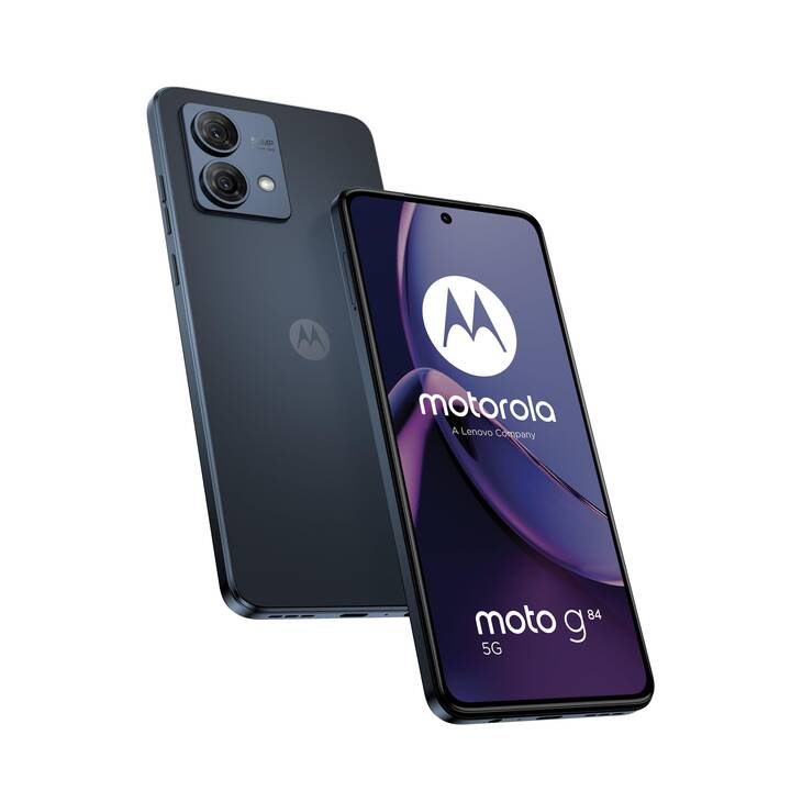 MOTOROLA Moto G84 (256 GB, Bleu nuit, 6.55", 50 MP, 5G)