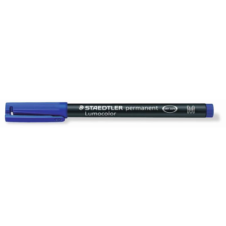 STAEDTLER Permanent Marker Lumicolor 317 M (Blau, 1 Stück)