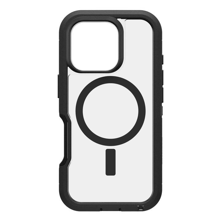 OTTERBOX Backcover Defender Series XT Clear (iPhone 16 Pro, Transparent, Noir)