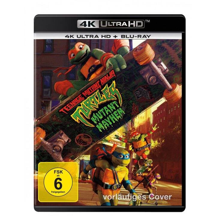 Teenage Mutant Ninja Turtles - Mutant Mayhem (4K Ultra HD, DE, EN)