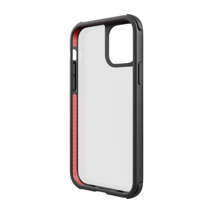 BLACK ROCK Backcover Robust (iPhone 12, iPhone 12 Pro, Transparente, Nero)