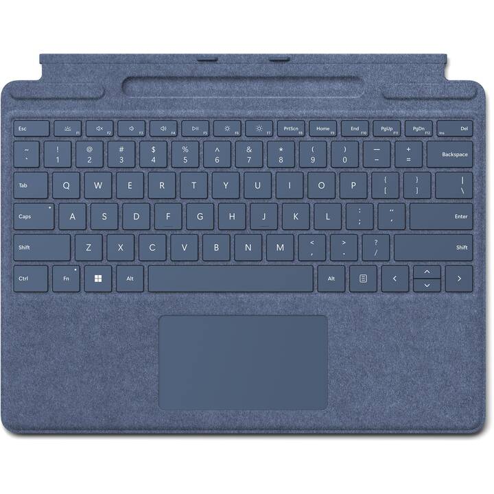 MICROSOFT Type Cover / Tablet Tastatur (Surface Pro 8, Surface Pro 9, Surface Pro X, Blau)