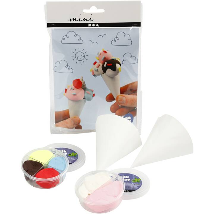 CREATIV COMPANY Silk Clay Ice Cone Spielzeug (Modellieren)