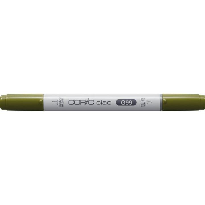 COPIC Marqueur de graphique Ciao G99 Olive (Vert, 1 pièce)