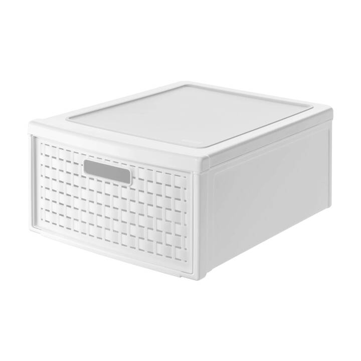 ROTHO Büroschubladenbox Country (34 cm  x 45 cm  x 20 cm, Weiss)