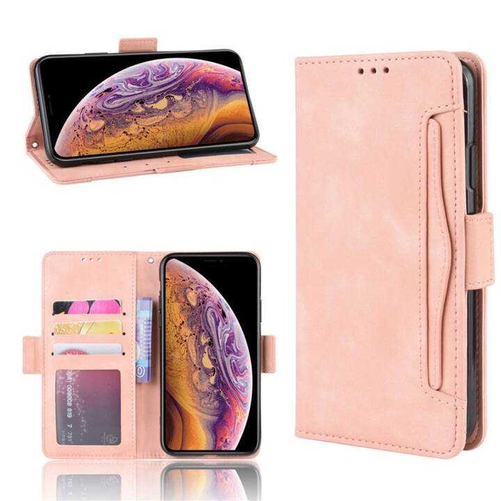 EG Couverture arrière avec porte-carte (iPhone 15 Pro Max, Rose)