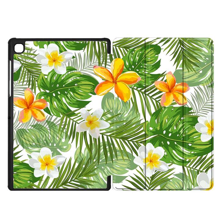 EG coque pour Samsung Galaxy Tab A7 Lite 8.7" (2021) - vert - feuilles