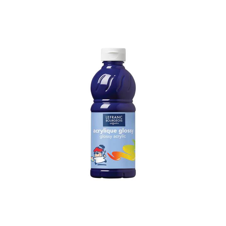 LEFRANC BOURGEOIS Acrylfarbe Glossy (500 ml, Blau)