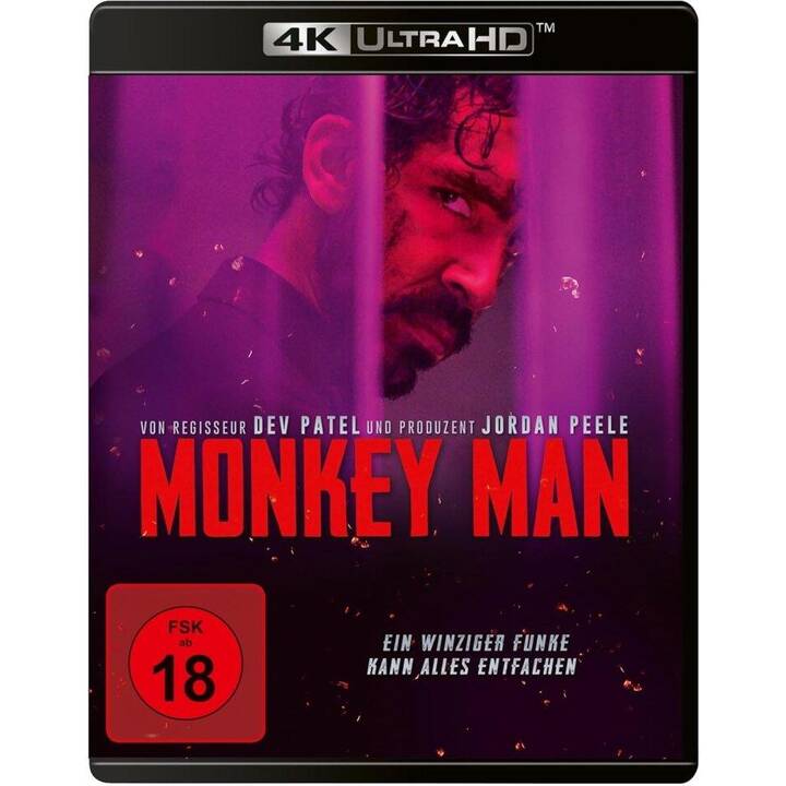 Monkey Man (4K Ultra HD, DE, IT, EN, FR)