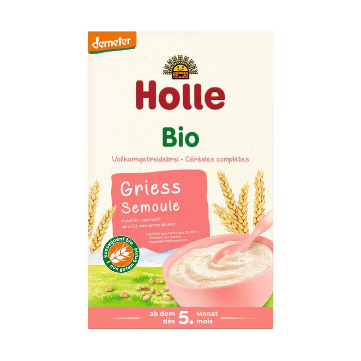 HOLLE Semoule de lait Bouillie (250 g)