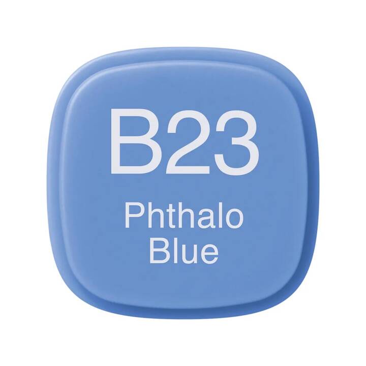 COPIC Marqueur de graphique B23 Phthalo Blue (Bleu, 1 pièce)