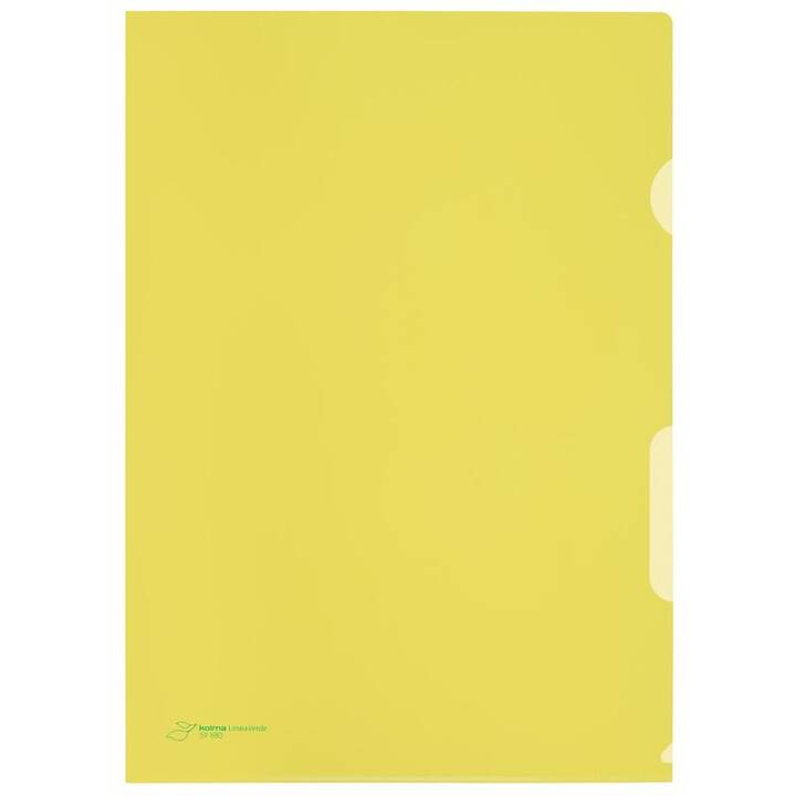 KOLMA RACER Cartellina trasparente Visa Dossier (Giallo, A4, 10 pezzo)