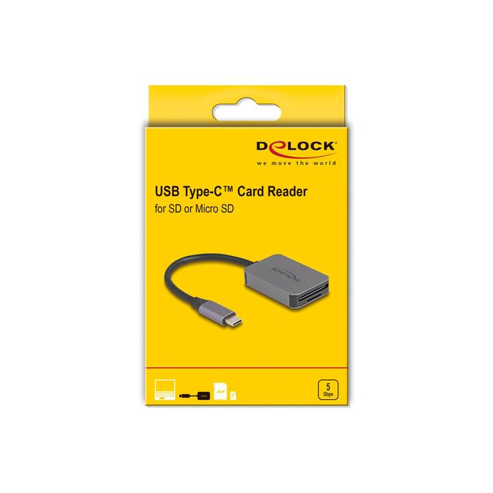DELOCK Lecteurs de carte (USB Type C)