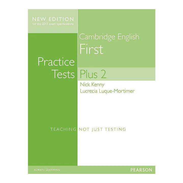 Cambridge First Volume 2 Practice Tests Plus New Edition Students' Book with Key