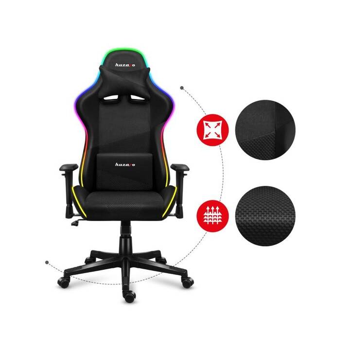 HUZARO Bracciolo Force 6.3 RGB (Nero, Multicolore)