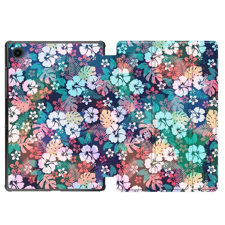 EG custodia per Samsung Galaxy Tab A8 10.5" (2021) - fiori - multicolore