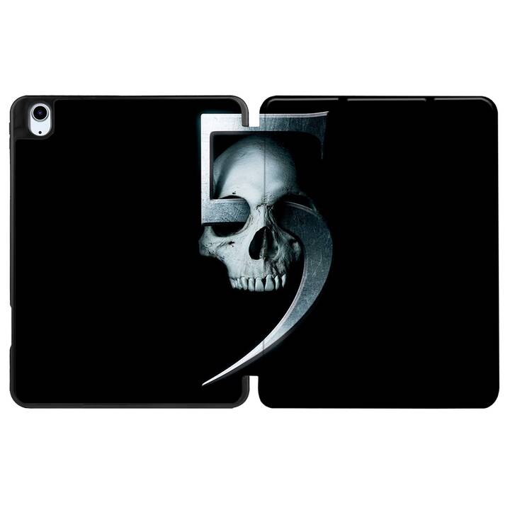 EG coque pour iPad Air 10.9" (2022) 5e génération - noir - tête de mort