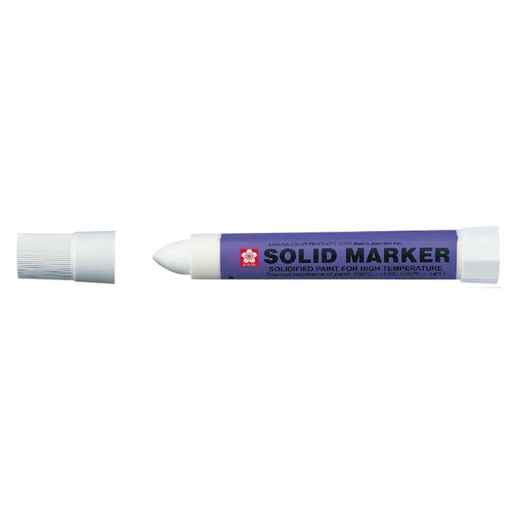 SAKURA Marqueur permanent Solid (Blanc, 1 pièce)