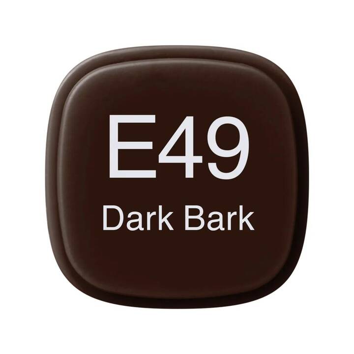 COPIC Marcatori di grafico Classic E49 Dark Bark (Marrone, 1 pezzo)