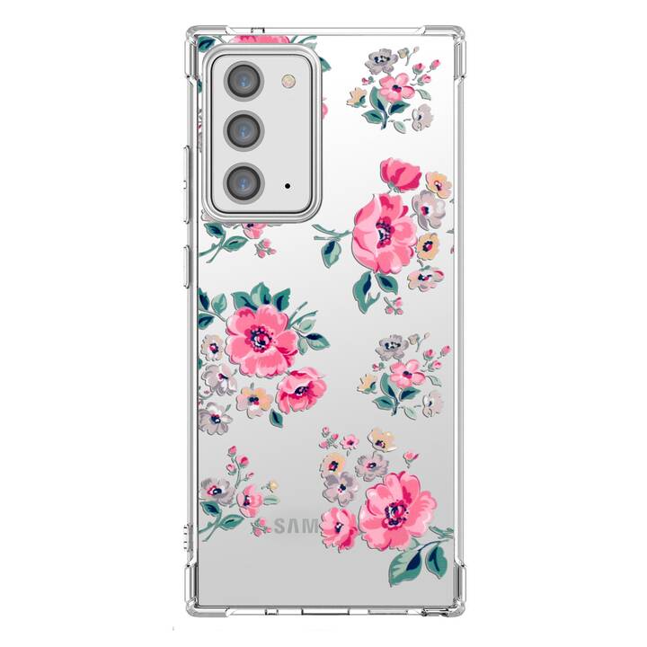 EG Backcover (Galaxy Note 20, Fleurs, Transparent)