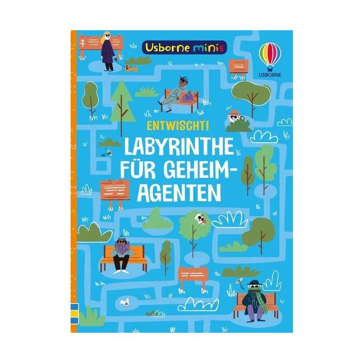 Usborne Minis: Entwischt! Labyrinthe für Geheimagenten