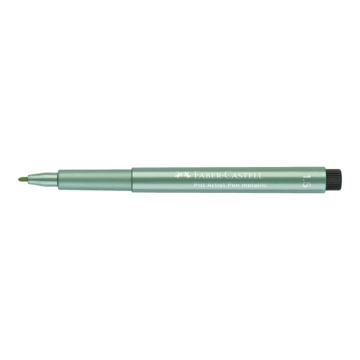 FABER-CASTELL Marcatore creativo Pitt (Verde, 1 pezzo)