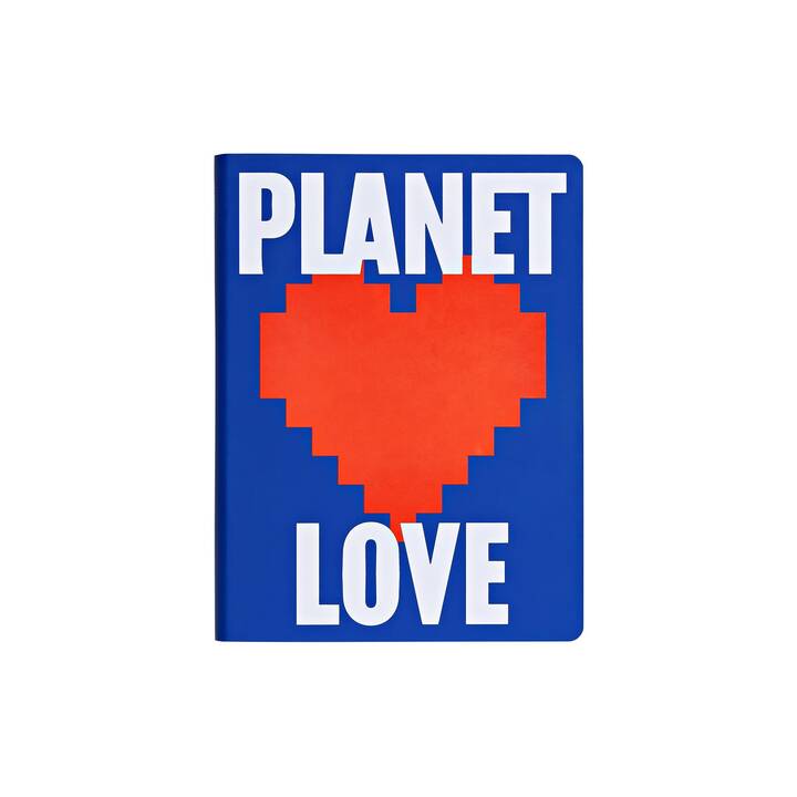 NUUNA Notizbuch PLANET LOVE (16.5 cm x 22 cm, Gepunktet)