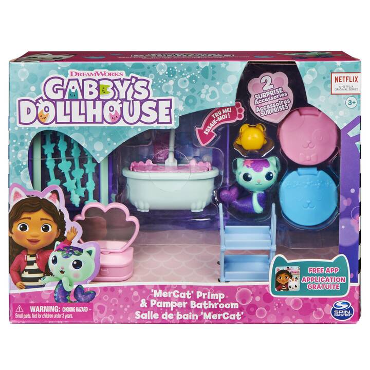 SPINMASTER Gabby's Dollhouse Deluxe Room MerCats Chat