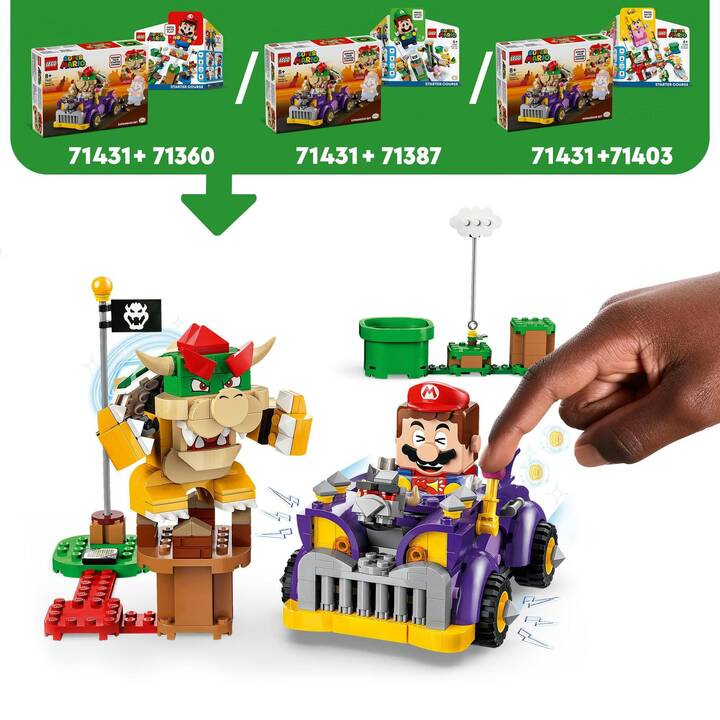 LEGO Super Mario Ensemble d'extension Bolide de Bowser (71431)