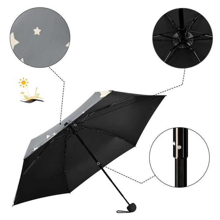 EG Parapluie de poche Étoile (92 cm)