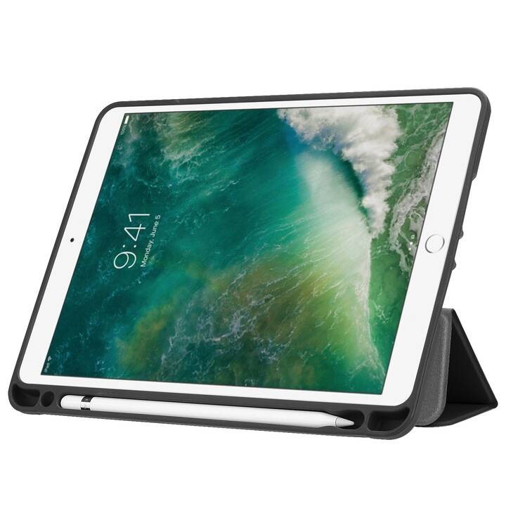 EG MTT Coque pour Apple iPad Air 3 2019 10.5" - grain de bois