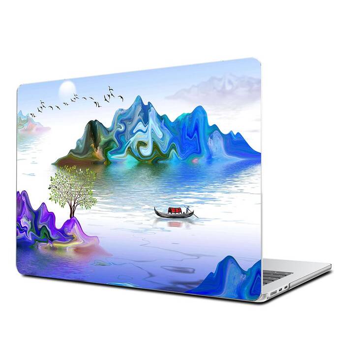 EG Hardcase (Macbook Air 15" M2 2023, Arte, Blu)