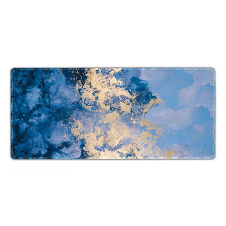 EG tapis de souris (20x24cm) - bleu - marbre