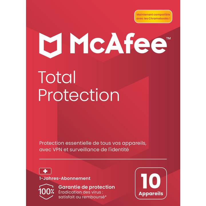 MCAFEE Total Protection (Jahreslizenz, 10x, 1 Jahr, Französisch)